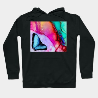 colors and butterfly Hoodie